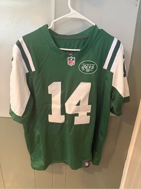 NFL Green Replica Football Jersey with White Accents